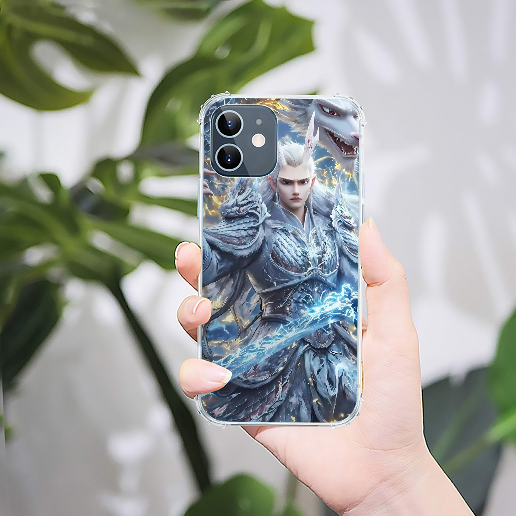 （画像用） Ne Zha 2 ナタ 魔童の大暴れ 【iPhone 12シリーズ対応】透明スマホケース（クリアソフトケース）